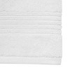 Avanti White with Grey Block Monogram Hand Towel  U - 3 of 3