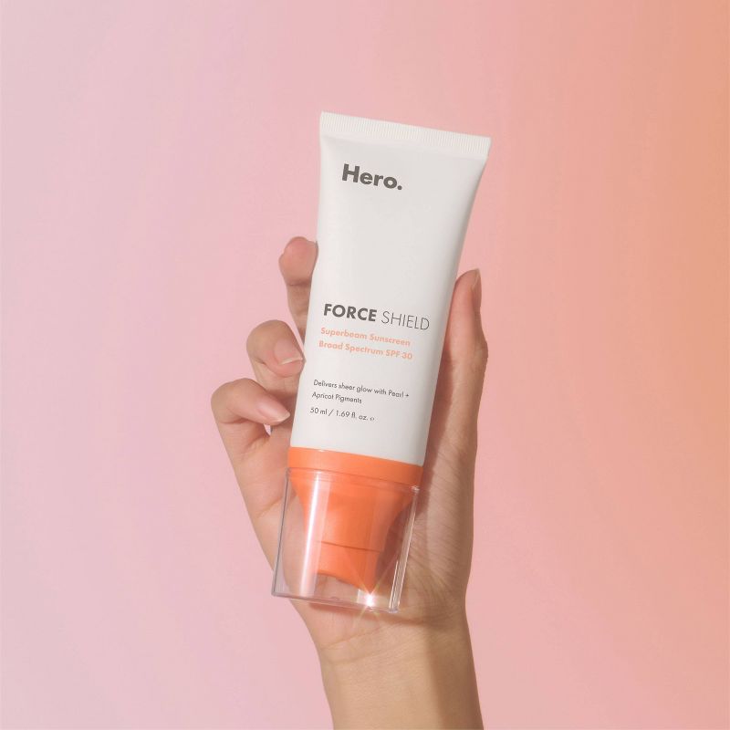 Hero Cosmetics Force Shield Apricot Sunscreen - SPF 30 - 1.69 fl oz, 3 of 9
