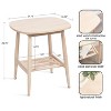 Kate and Laurel Niles Wood Side Table, 22x20x24, Natural - 2 of 4