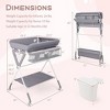 Yinvani Baby Diaper Changing Table with Open Storage Rack - 2 of 3