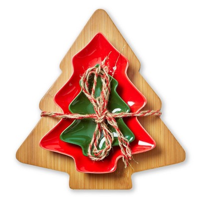 tag Tree Board & Dish S/3