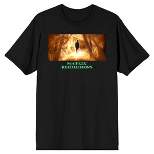The Matrix Shadow Men's Black Graphic T-Shirt