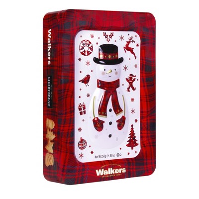 Walkers Shortbread Snowman Tin - 8.8oz