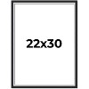 PosterPalooza | Flat Silver Picture Frame - UV Acrylic, Foam Board Backing, Hanging Hardware - 2 of 4