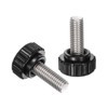 Unique Bargains Plastic Threaded Bolt Knurled Clamping Knob Thumb Screws 6 Pcs - 3 of 4