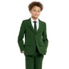 OppoSuits Teen Boys' Solid Color Suits - Glorious Green - Dark Green - Size 10 Years - image 3 of 4