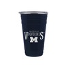NCAA Michigan Wolverines Tailgater Tumbler - 22oz: Stainless Steel, Acrylic Lid - 3 of 3