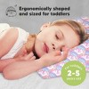 KeaBabies Toddler Pillow with Pillowcase, 13X18 Soft Organic Cotton Toddler Pillows for Sleeping, Kids Travel Pillow Age 2-5 - 2 of 4