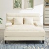 Okak Modern Comfy Chaise Lounge Sleeper Sofa Bed with Adjustable Backrest & LED Light,Upholstered Deep Seat Sofa Couch for Living Room - 3 of 4
