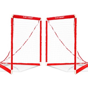 E-Jet Sport 3' x 3' Youth Lacrosse Goals - Set of 2 - 1 of 4