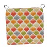 Blazing Needles, 20-inch by 19-inch Patterned Outdoor Chair Cushion - 2 of 2