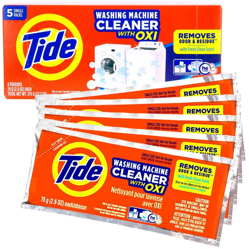 Tide Washing Machine Cleaner for Front and Top Loader Washer Machines - 5ct, 1 of 6
