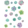 Teacher Created Resources Rustic Bloom Succulents Accents Assorted Sizes 60 Per Pack 3 Packs - image 2 of 2