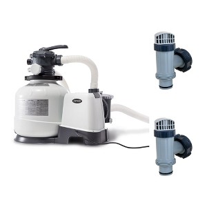 Intex 2800 GPH Above Ground Pool Sand Filter Pump w/ Plunger Valves Parts (Pair) - 1 of 4