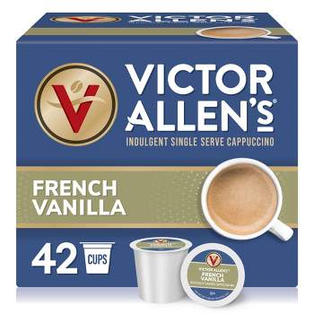 Victor Allen's Coffee French Vanilla Flavored Cappuccino Cups, 42 Ct