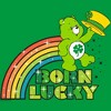 Junior's Women Care Bears St. Patrick's Day Good Luck Bear Born Lucky Rainbow T-Shirt - 2 of 4