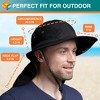SUN CUBE Sun Hat for Men, Wide Brim Fishing Hat Neck Flap Cover Men, Women, Hiking, Camping, Sun Protection UV, Gardening - 4 of 4