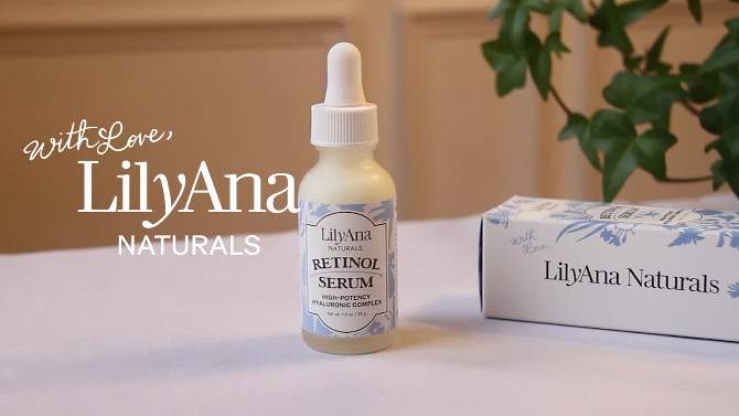 LilyAna Naturals Retinol Face Serum - 1oz, 2 of 12, play video