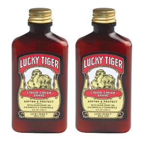 Lucky Tiger Lucky Tiger Liquid Cream Shave| Liquid Cream Shave | hydrates your skin | silky smooth - 5 Oz (PACK OF 2) - 1 of 2