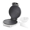 Proctor Silex Waffle Cone Maker: Nonstick Electric Griddle, Ice Cream Cone & Crepe Maker, 800W, Hand Wash, White - image 2 of 4