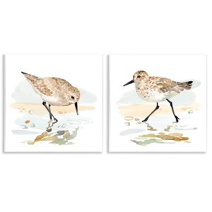Stupell Industries Sea Birds on Shore 2pc Wall Plaque Art Set - 1 of 4