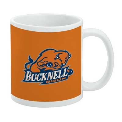 Bucknell Secondary Logo Ceramic Coffee Mug Novelty Gift Mugs for Coffee Tea and Hot Drinks 11oz White