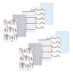 Luvable Friends Hudson Baby Flannel Burp Cloths 10pk - 1 of 2
