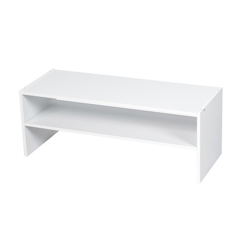 3-Tier Folding Shoe Rack White, 28-1/8 x 11-3/4 x 19 H | The Container Store