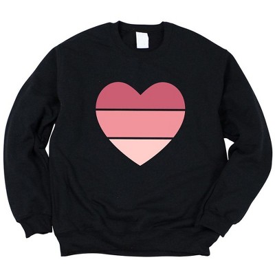 Simply Sage Market Women's Graphic Sweatshirt Three Piece Heart