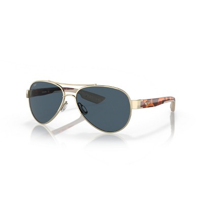 Costa 6S4006 56mm Unisex Pilot Sunglasses Polarized