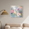Art Remedy Fractal Flowers Floral Abstract Art Framed - 2 of 4