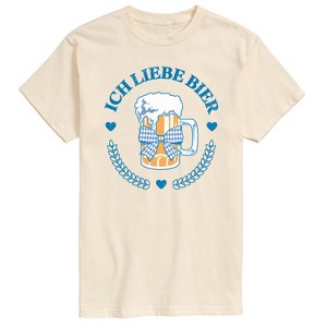 Men's - Instant Message - Ich Liebe Bier Oktoberfest Short Sleeve Graphic T-Shirt - 1 of 4