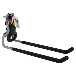 Rubbermaid 1784459 Fast Track Wall Mounted Garage Storage Utility Multi Purpose Hook for Tools, Sports Equipment, and Gardening Supplies, Satin Nickel - 1 of 4