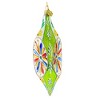 Huras Family 6.75 In Merry & Bright Oxford Drop Christmas Tree Ornament , Vintage Style Hand Painted (1PC) - 2 of 3