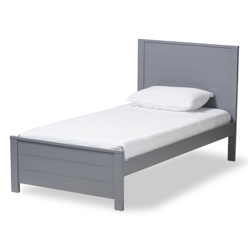 Twin Catalina Modern Classic Mission Style Finished Wood Platform Bed ...