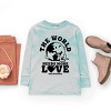 The Juniper Shop SmileyWorld The World Needs More Love Youth Long Sleeve Tee - 3 of 4