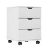 PexFix 3 Drawer Vertical File Cabinet Rolling Wooden Mobile Under Desk with Casters for Home Office - 2 of 4