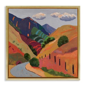 Stupell Industries Wanaka Valley Landscape Floating Frame Canvas Art - 1 of 4