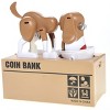 AZ Import My Dog Piggy Bank - Robotic Coin Munching Toy Money Box (White Brown) - 4 of 4
