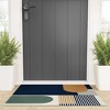 Sheila Wenzel-Ganny Cool Color Palette Pattern Looped Vinyl Welcome Mat - Society6 - 2 of 2