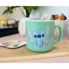 Silver Buffalo Disney Lilo & Stitch "Ohana Means Family" Ceramic Camper Mug | Holds 20 Ounces - 4 of 4