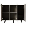 NicBex 38.19" Modern 3-Doors Sideboard,Kitchen Storage Cabinets with Adjustable Shelf for Kitchen and Dining Room,Gray - 4 of 4