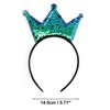 Unique Bargains Crown Sequins Headband for Halloween 1 Pc - image 3 of 4