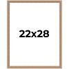 PosterPalooza | Deco Brown Picture Frame - UV Acrylic, Foam Board Backing, Hanging Hardware - 2 of 4