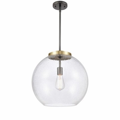 Athens - 1 Light Pendant In Industrial Style-16.38 Inches Tall and 15.75 Inches Wide