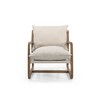 Taran Designs,Torrence Upholstered Solid Wood Accent Chair - 2 of 4