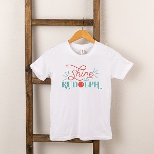 The Juniper Shop Shine Like Rudolph Toddler Short Sleeve Tee - 1 of 2