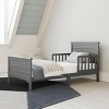 Child Craft Woodland Flat Top Toddler Bed for Kids with Guard Rails, Low to Ground Design, Made of Pinewood, Clean Lines Match Any Décor - 2 of 4