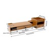 YIYIBYUS Desktop Organizer Rack, Computer Monitor Stand with Lockable Drawer, Monitor Stand - 4 of 4