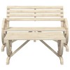vidaXL Garden Lounge Set natural wood Solid fir wood Medium Durable - 3 of 4